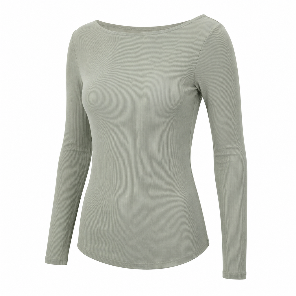 Willa Ribbed Layering Top