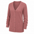 Maren Button-Front Knit Cardigan