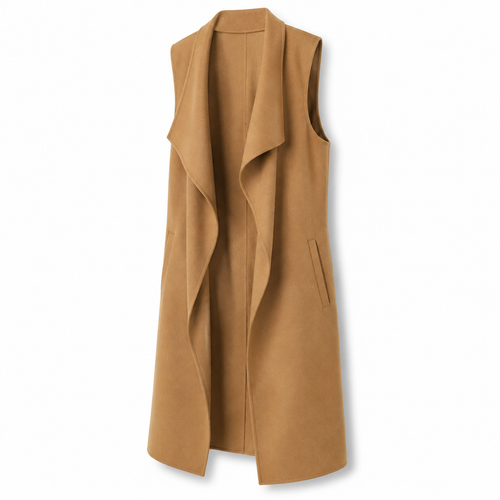 Arden Draped Longline Vest