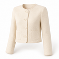 Noelle Cropped Textured Jacket