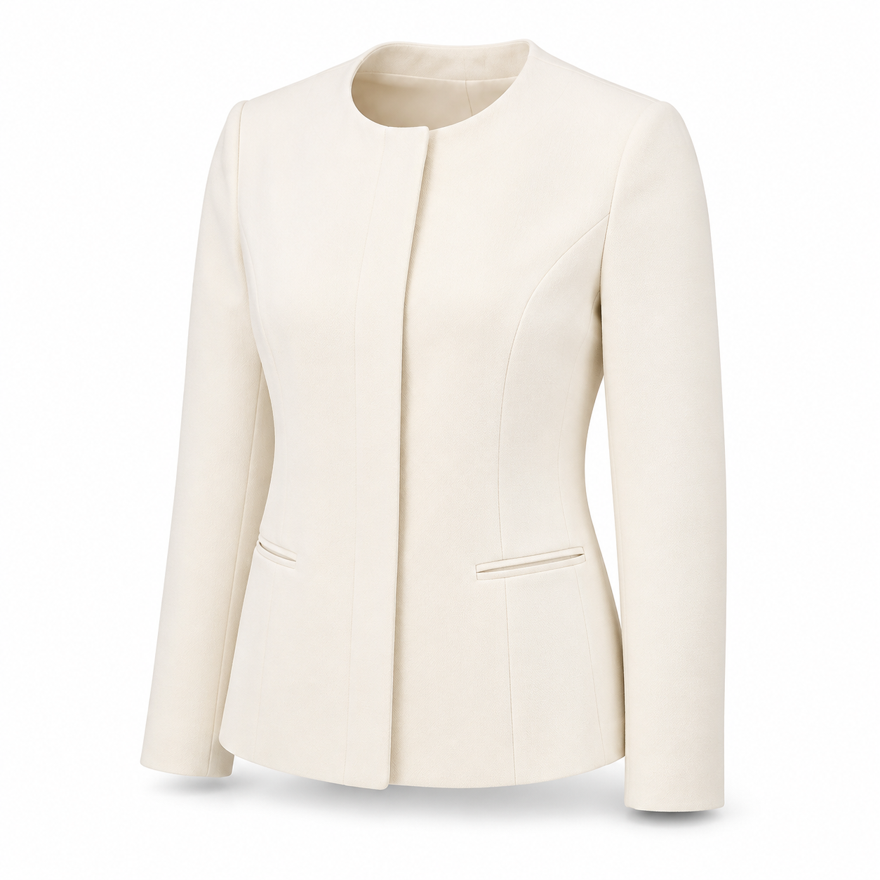 Celeste Collarless Structured Jacket