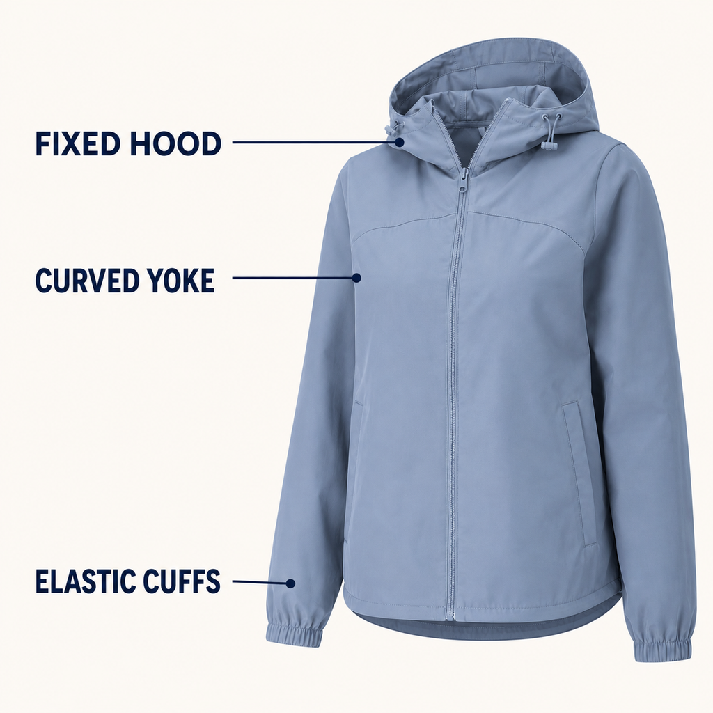 Rowan Lightweight Hooded Jacket