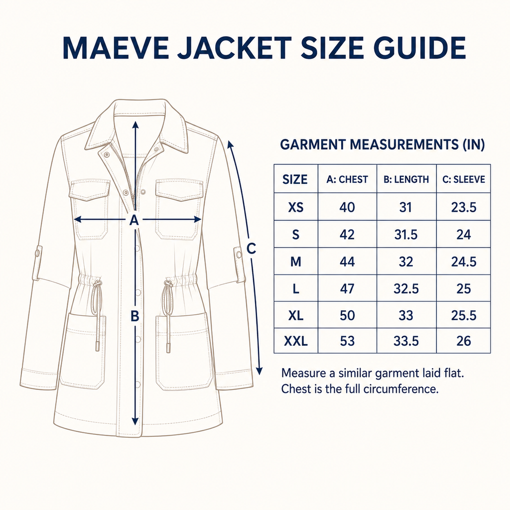 Maeve Drawstring Utility Jacket