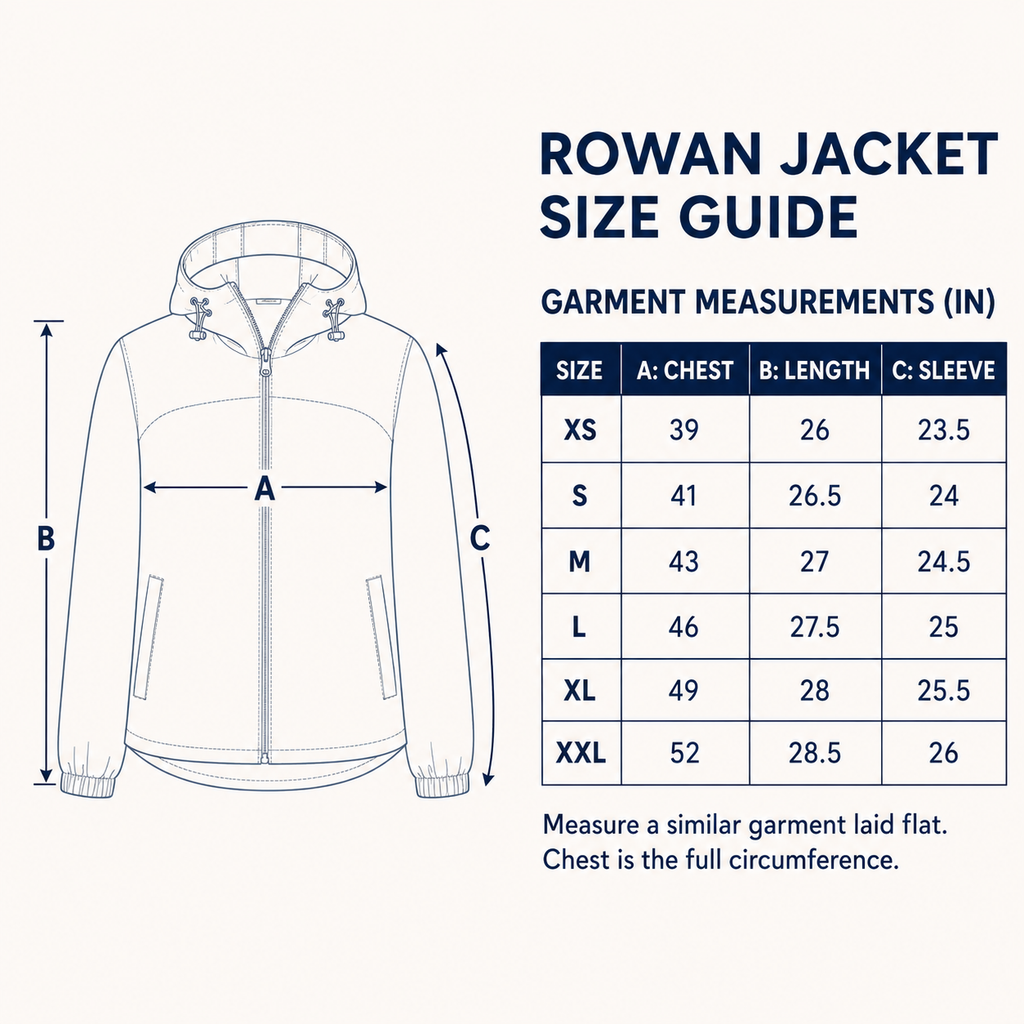 Rowan Lightweight Hooded Jacket