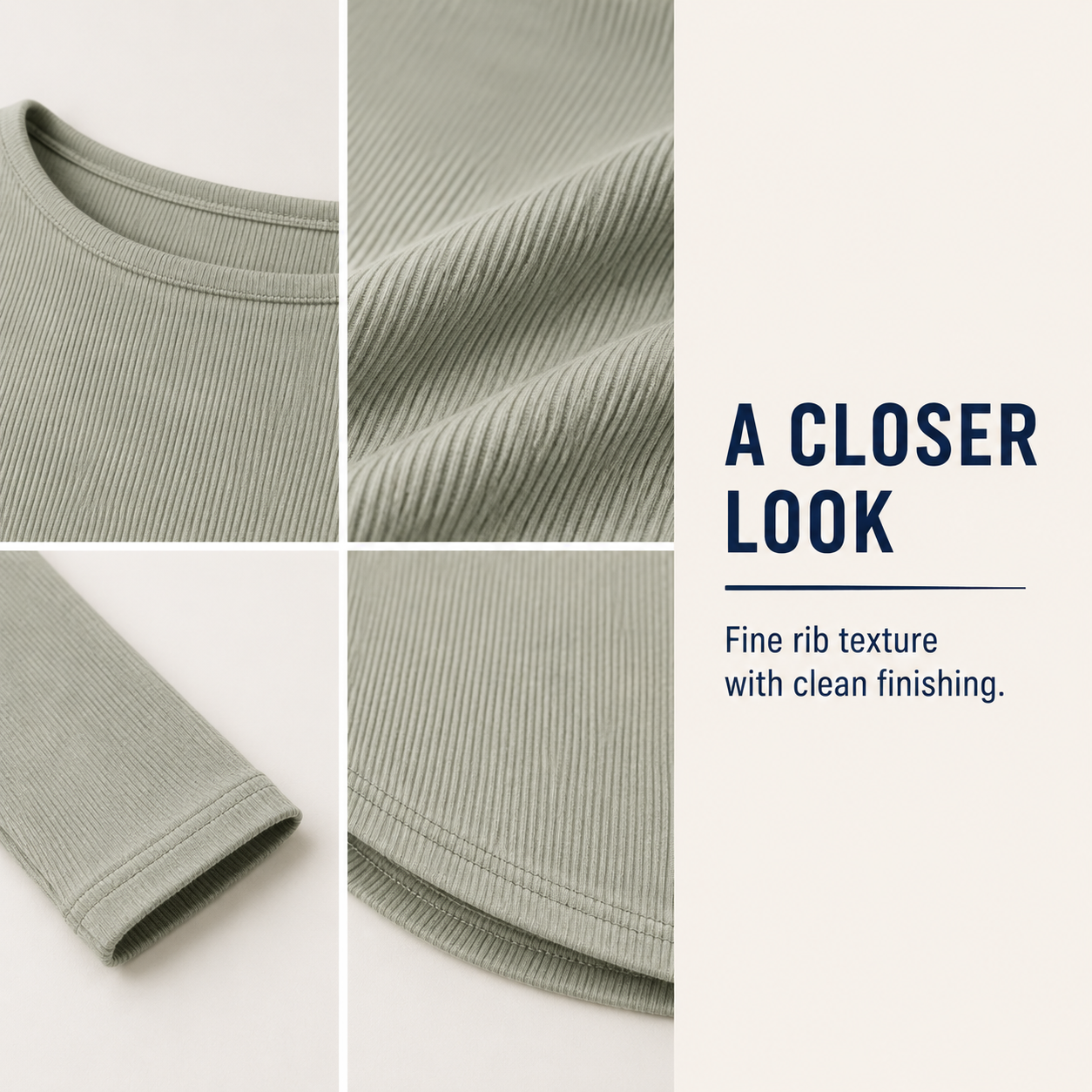 Willa Ribbed Layering Top