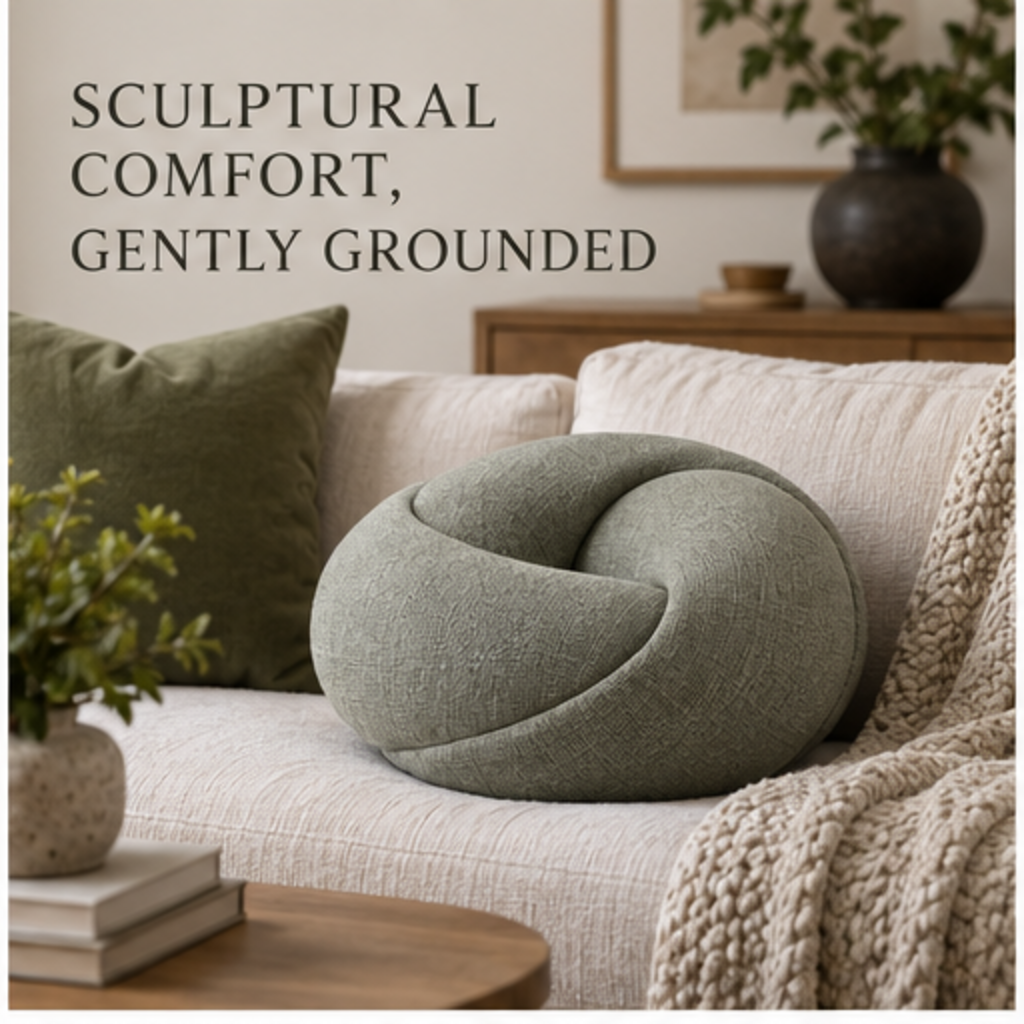 Orbit Knot Accent Pillow