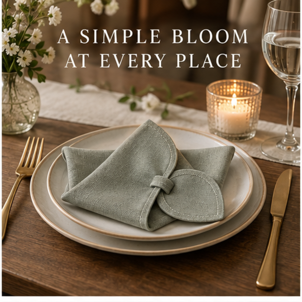 FoldBloom Napkin Set