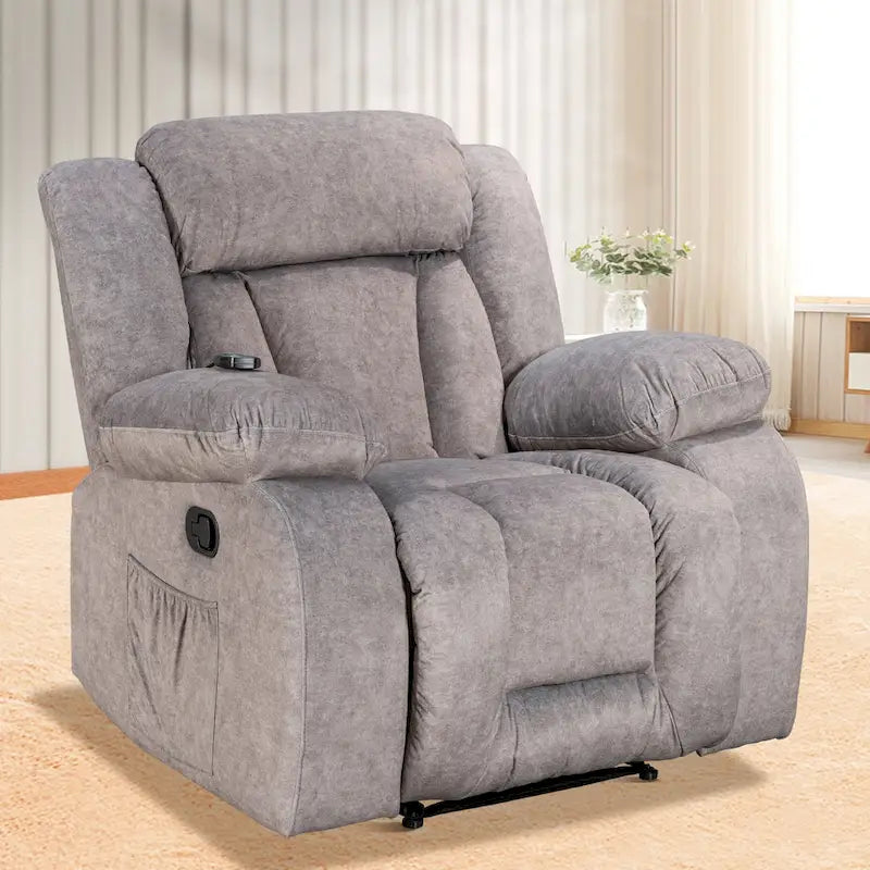 Super Comfortable Standard Size Heating and Massage Recliner Chair