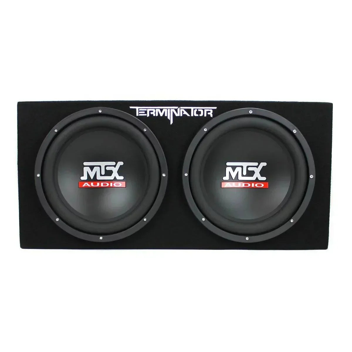 MTX TNE212D 12" Subwoofer (2 Pack) + Monoblock Amplifier (2 Pack) + Amp Wire Kit