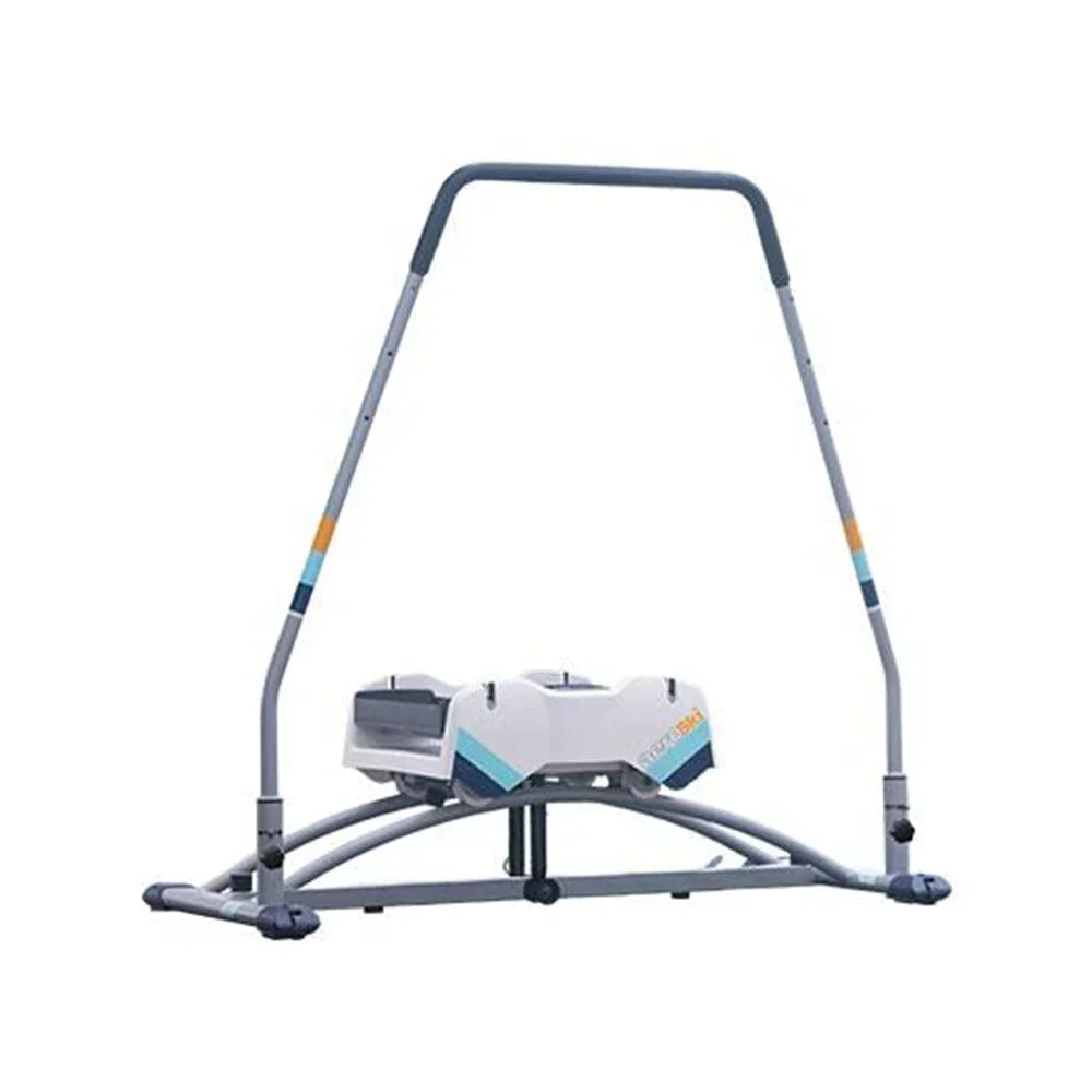 Aeroski 2.0 Ski Fitness Workout Machine with Recoil Spring Resistance Gray