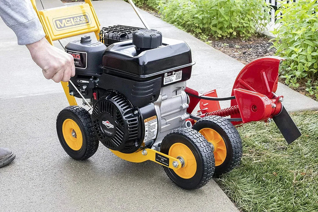 101-5.5GT-7Gas Powered Lawn Edger, 5.50 Gross Torque/3.5 HP B&S Engine 7  Wheels