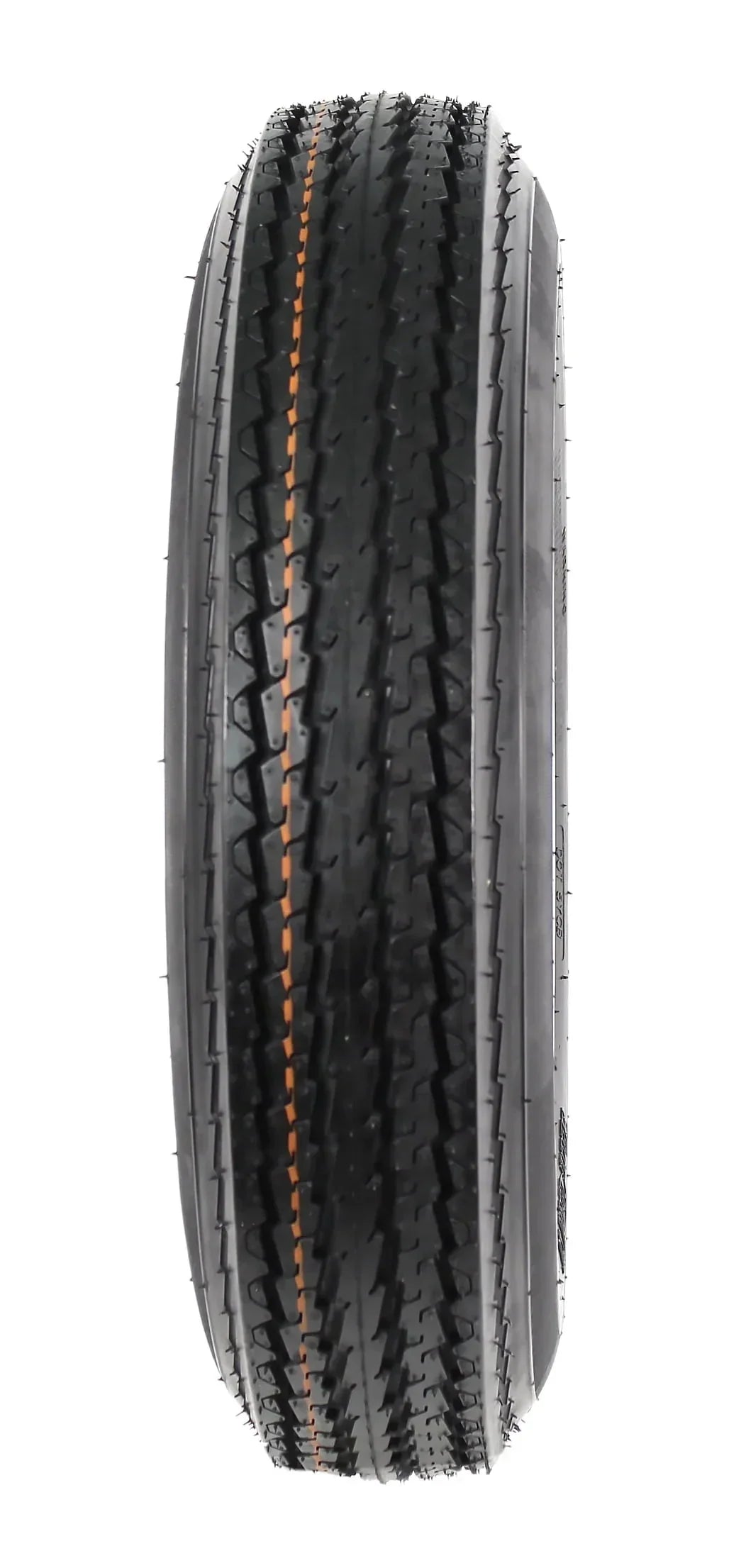 Two Trailer Tires On Rims 5.30-12 530-12 5.30 X 12 5 Hole Wheel White Spoke