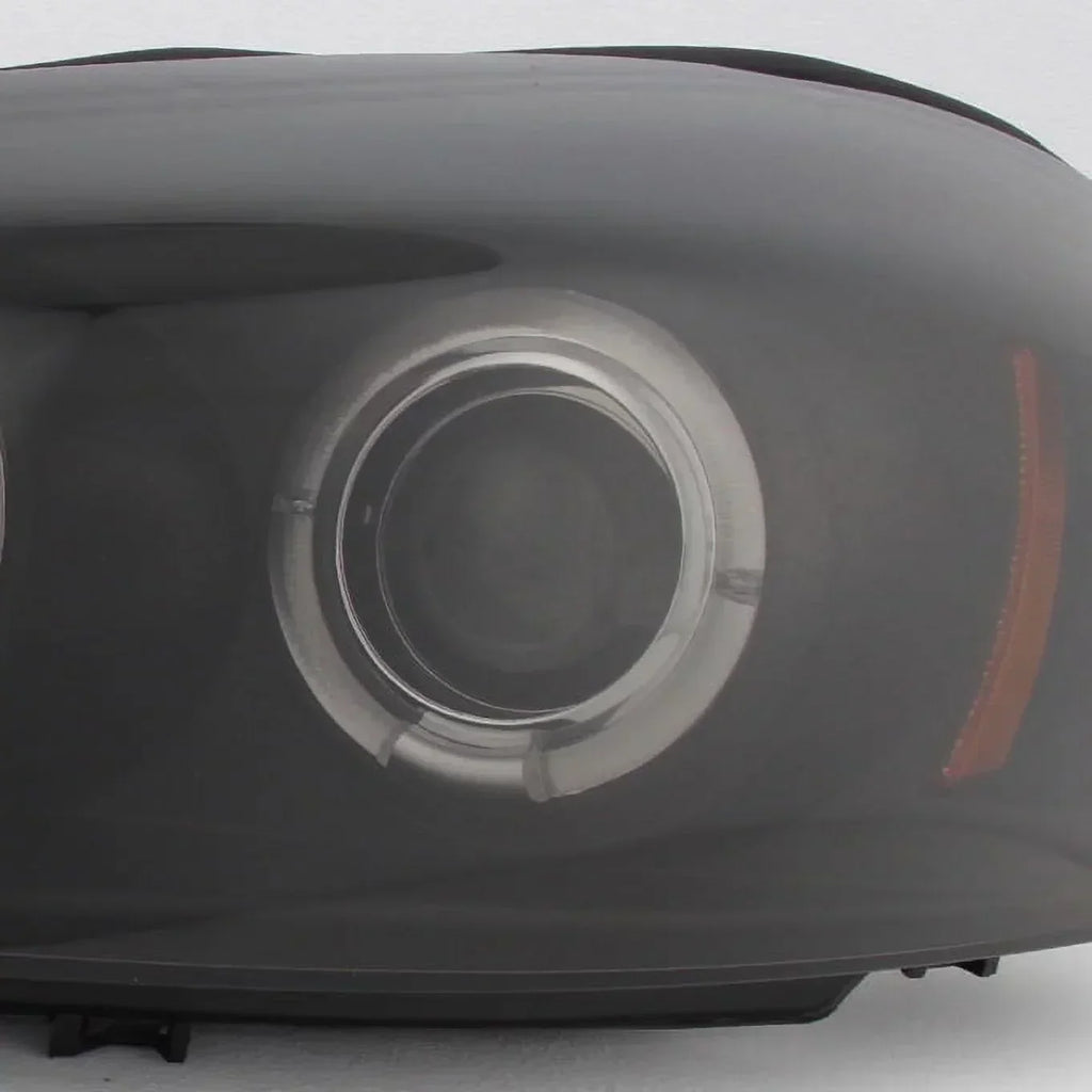 AKKON Black Smoked LED Halo Headlights And LED Tail Lights For 2006-2013 Chevy Impala And 2014-2016 Chevy Impala Limited