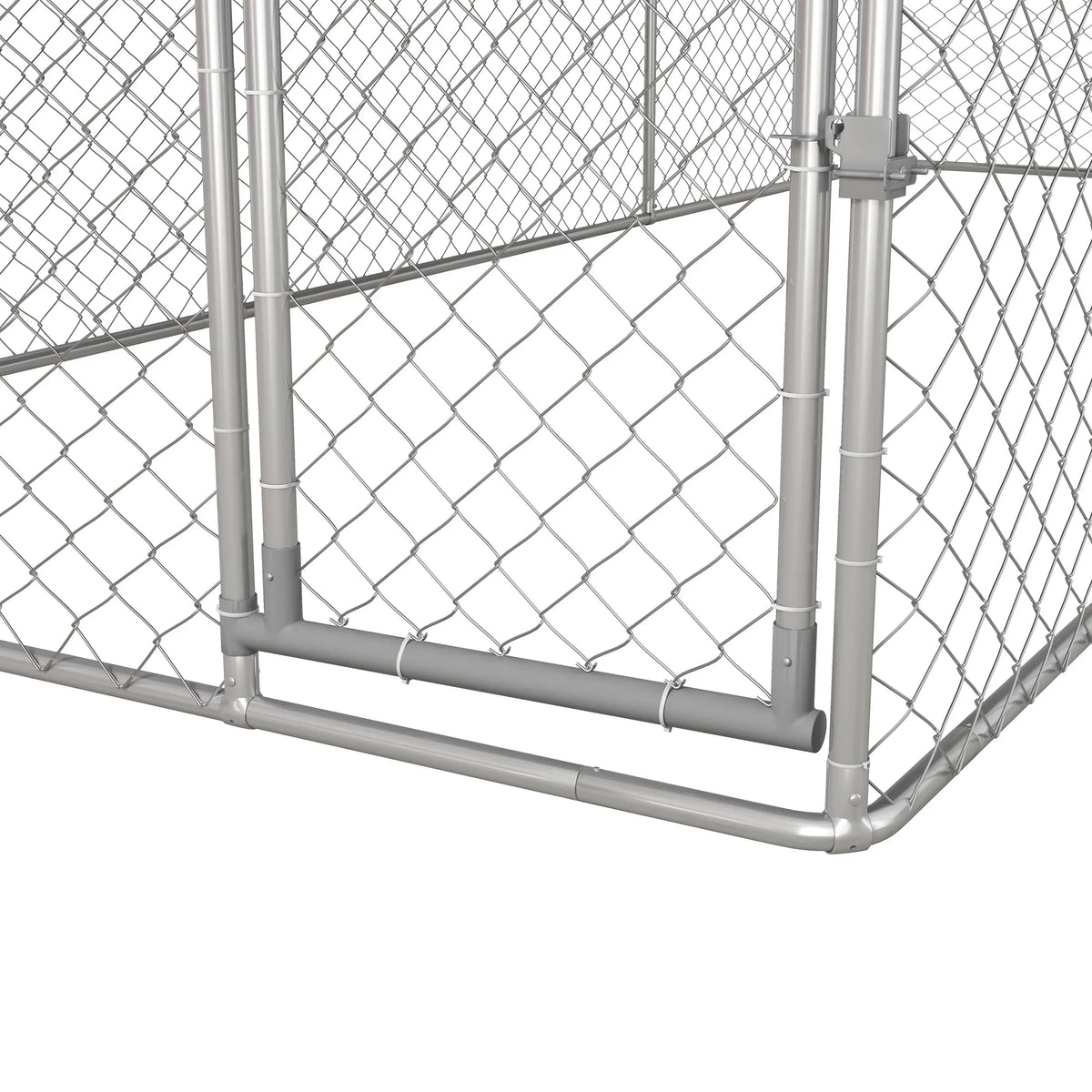 PawHut 19.7' x 7.5' x 7.5' Outdoor Dog Kennel W/ Waterproof Roof