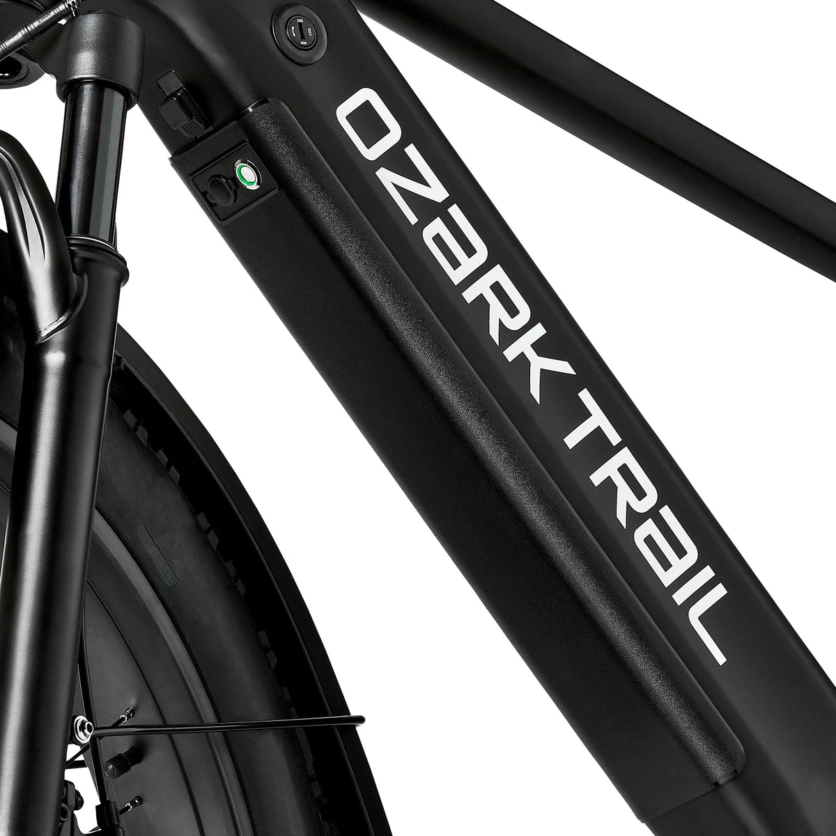 Ozark Trail Electric Fat Tire Bike, 26in, 48V, Class 2, Black, Fits Riders 5ft 2in - 6ft 1in - M.3 Ranger+