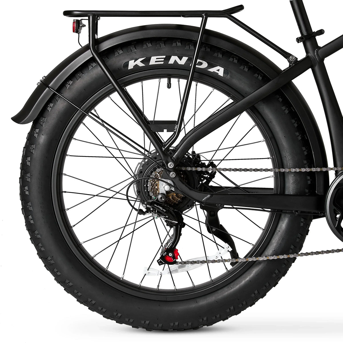 Ozark Trail Electric Fat Tire Bike, 26in, 48V, Class 2, Black, Fits Riders 5ft 2in - 6ft 1in - M.3 Ranger+