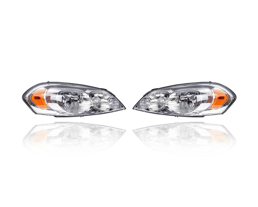 DEPO Headlight Assembly Pair for Chevrolet Impala and Monte Carlo - 25958360, 25958359