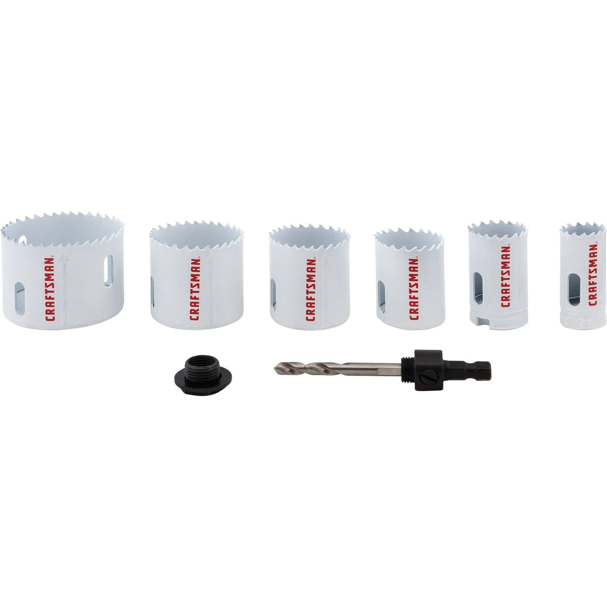 Craftsman 7 Piece Bi-Metal Hole Saw Set Cmah1set7