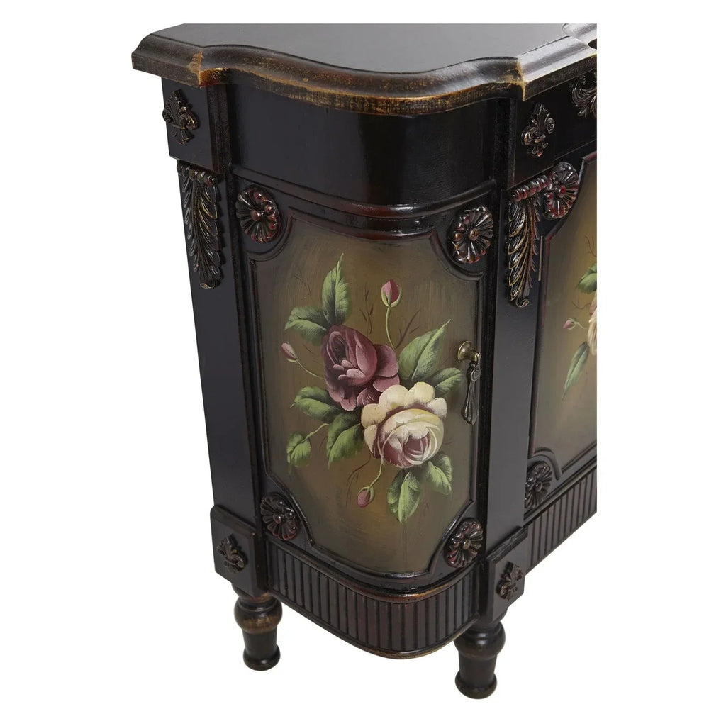 Nearly Natural French Vintage Style Floor Cabinet