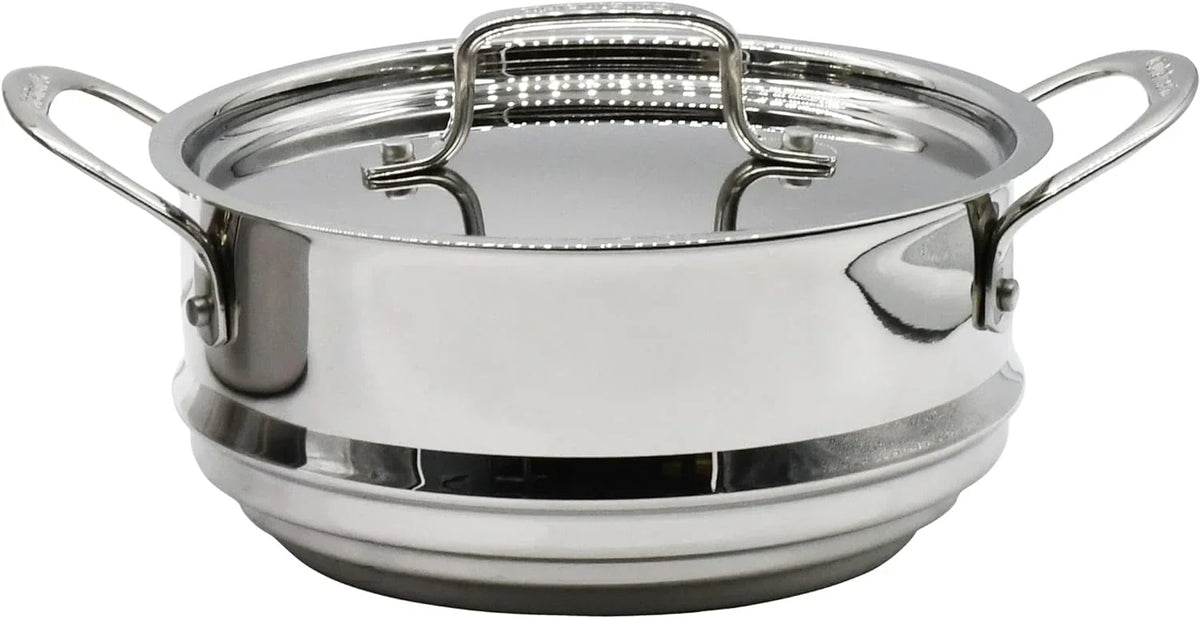 MultiClad Pro Stainless-Steel Cookware 13-Piece Cookware Set, Silver