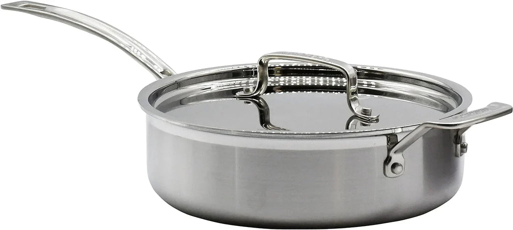 MultiClad Pro Stainless-Steel Cookware 13-Piece Cookware Set, Silver
