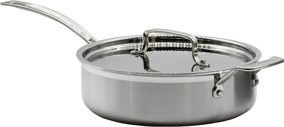 MultiClad Pro Stainless-Steel Cookware 13-Piece Cookware Set, Silver
