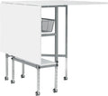 Sew Ready Hobby Cutting Table, 58.75"x36.5", White/Silver