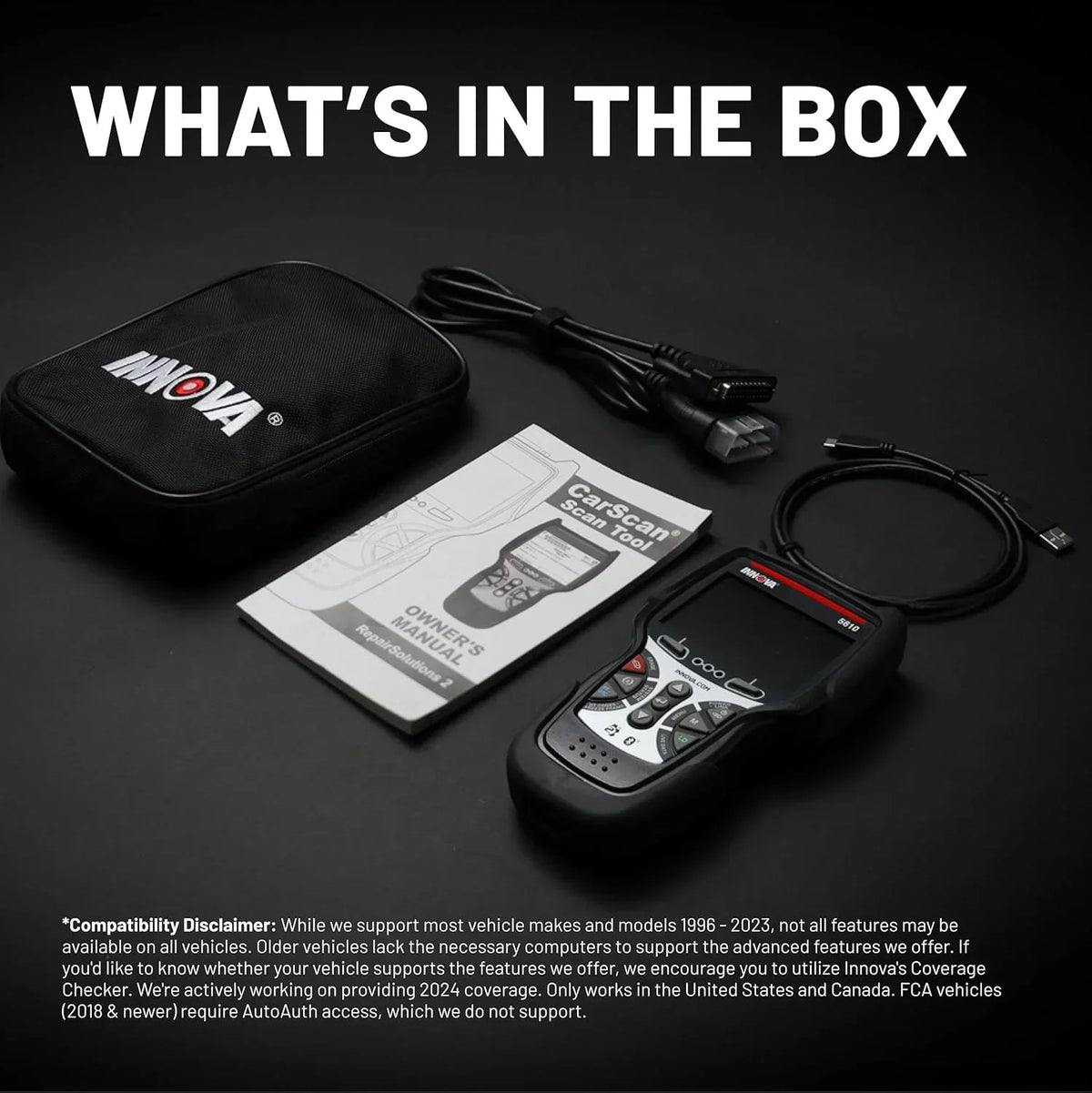 Innova 5610 OBD2 Bidirectional Scan Tool with Updates & Support