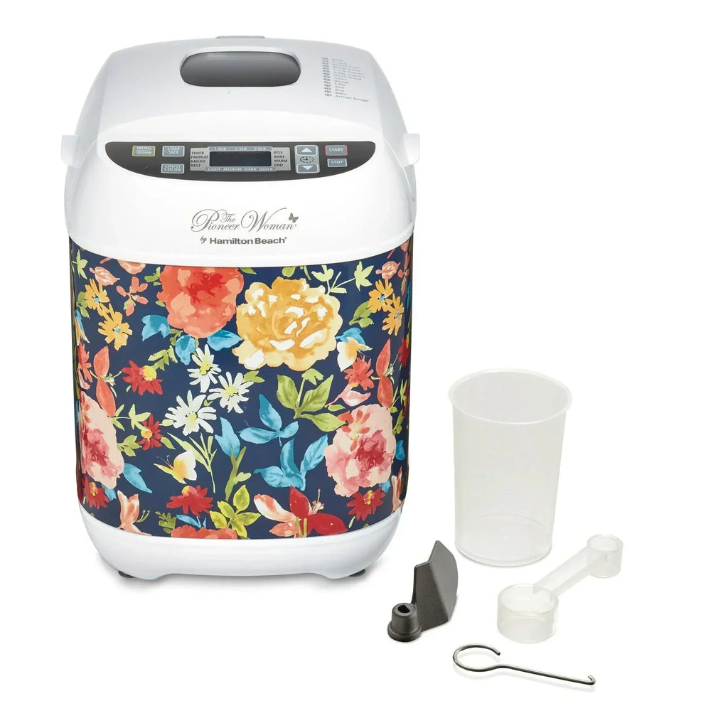 The Pioneer Woman Artisan Dough and Bread Maker by Hamilton Beach, Fiona Floral