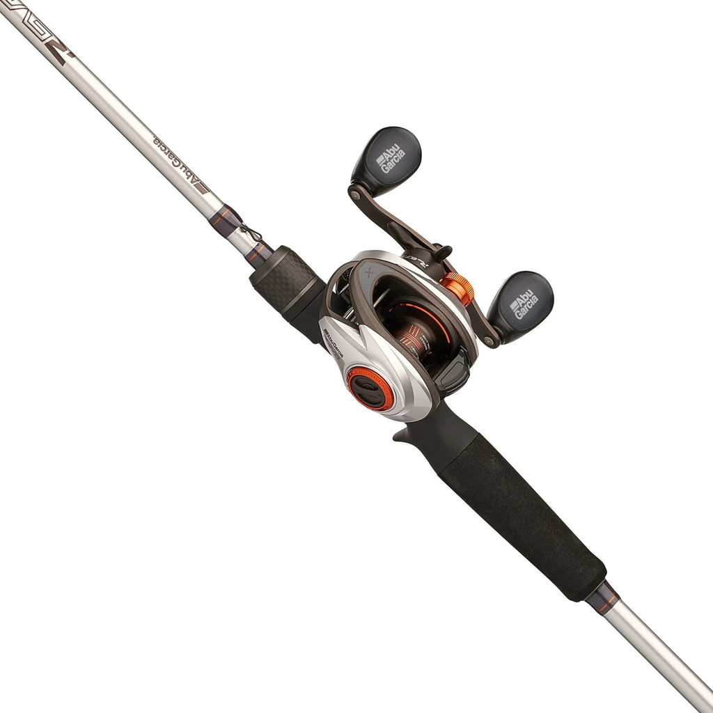 Abu Garcia Low Profile Baitcast Rod And Reel Combo, 7 ft 4 in, 5.4:1 - Revo 5 X