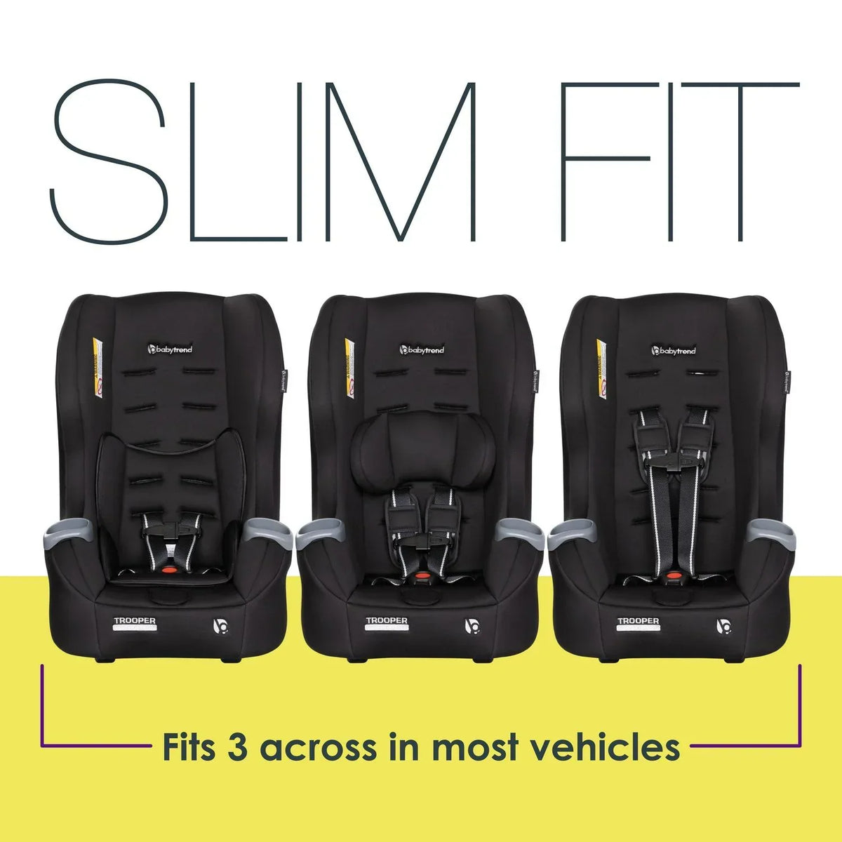 Baby Trend Trooper 3-in-1 Convertible Car Seat - Desert Black