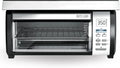 BLACK+DECKER SpaceMaker Under-Counter Toaster Oven, Digital Controls, Black/Stainless Steel, Fits 9" Pizza, TROS1000D