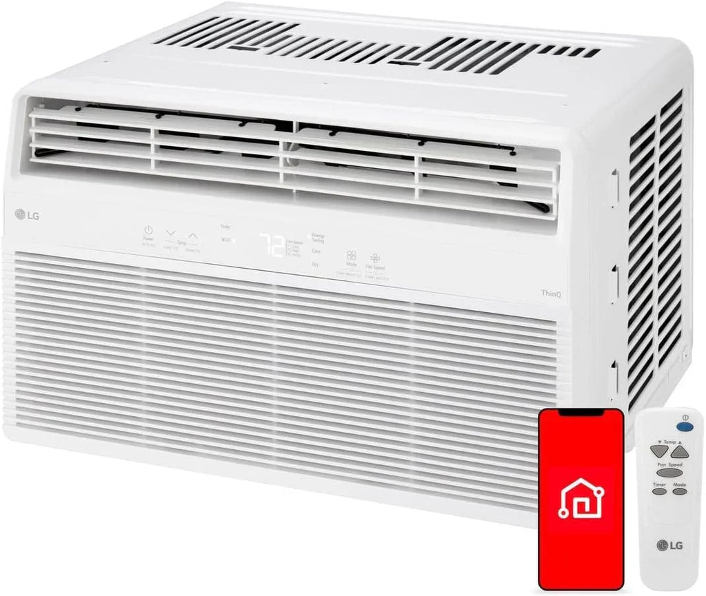LG 5000 BTU Window Air Conditioner with Remote, Easy Mechanical Control Ultra-Quiet