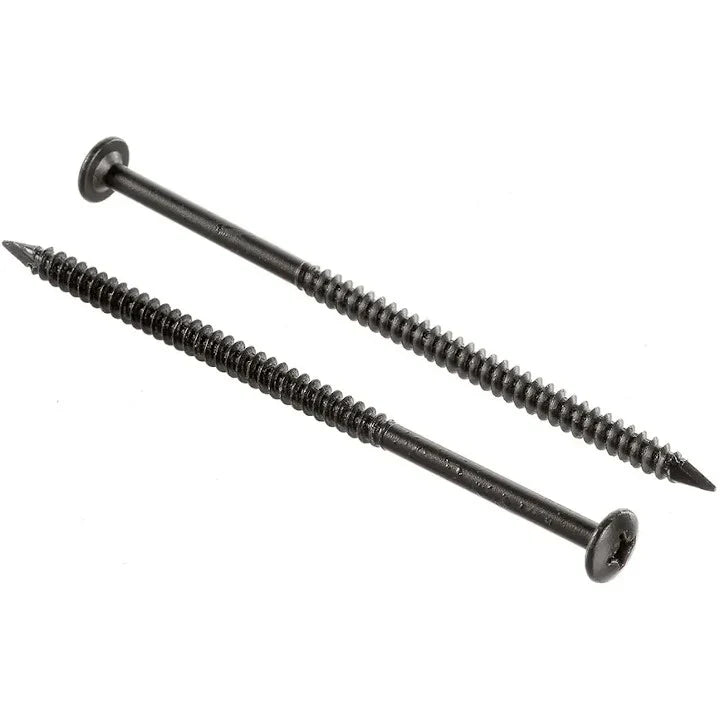 Drill-Tec #12 Standard Roofing Fastener Screws, 3 in., 1,000 Count (Bucket)