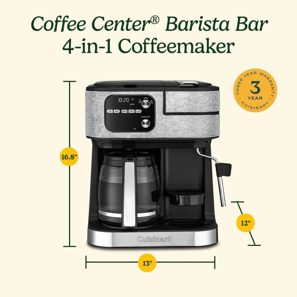 Coffeemaker 4-In-1 Coffee Center Barista Machine