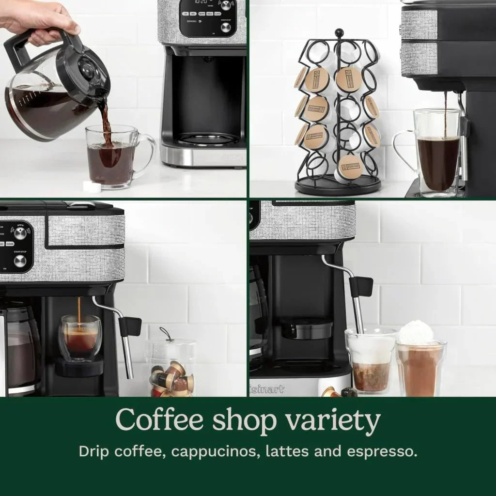 Coffeemaker 4-In-1 Coffee Center Barista Machine