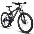 27.5 Inch Full Suspension Mountain Bike With Front And Rear Dual Shock Absorbers, Mechanical Disc Brakes, 21-Speed - A2760