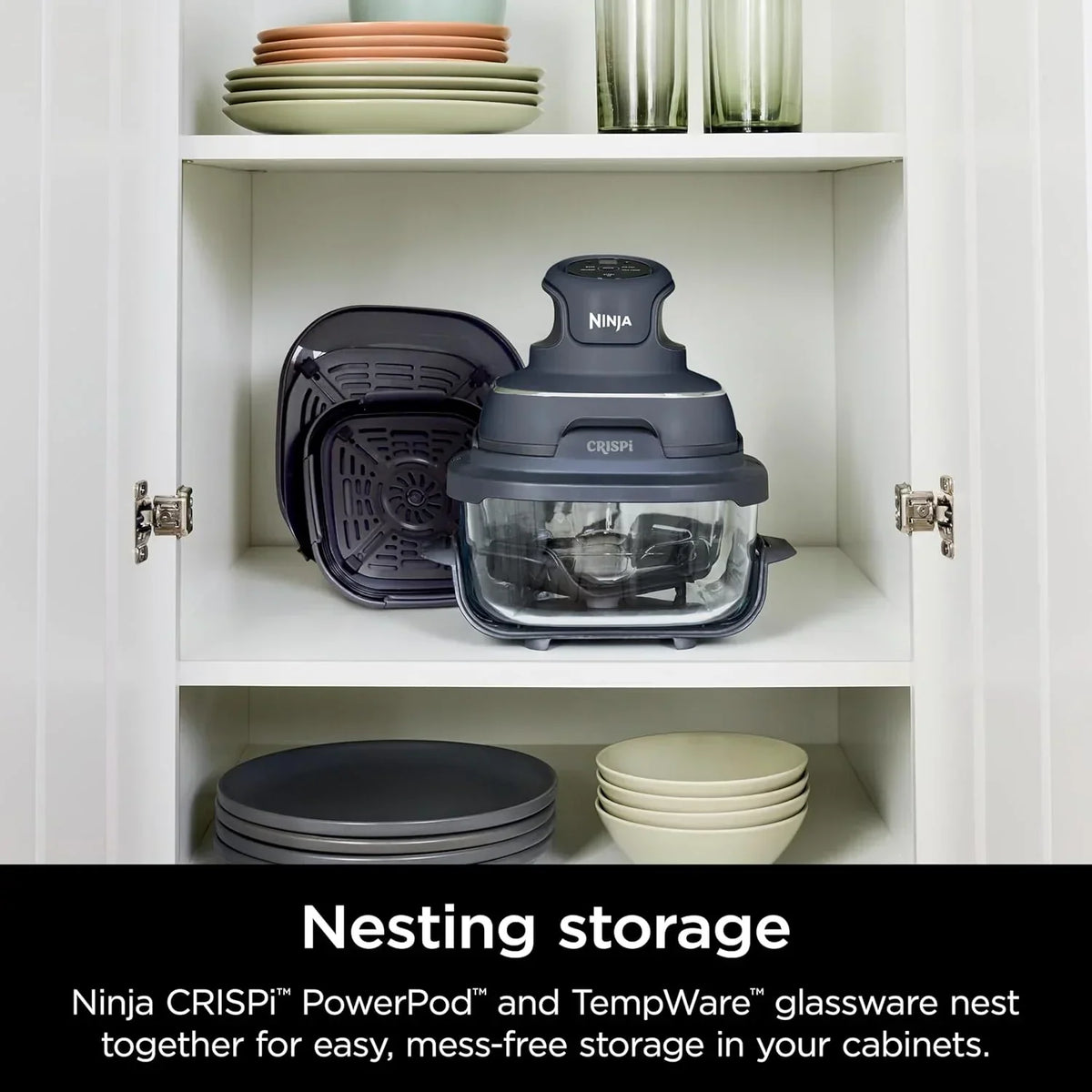 Ninja Crispi 4-in-1 Portable Glass Air Fryer Cooking System