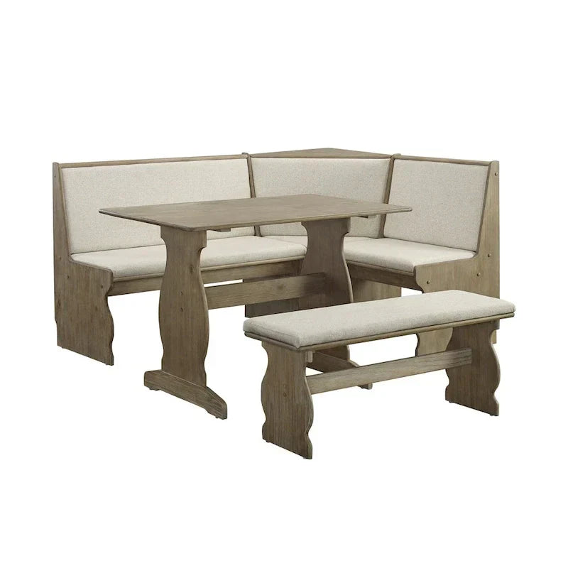 Hannah Breakfast Nook 3-piece Dining Set