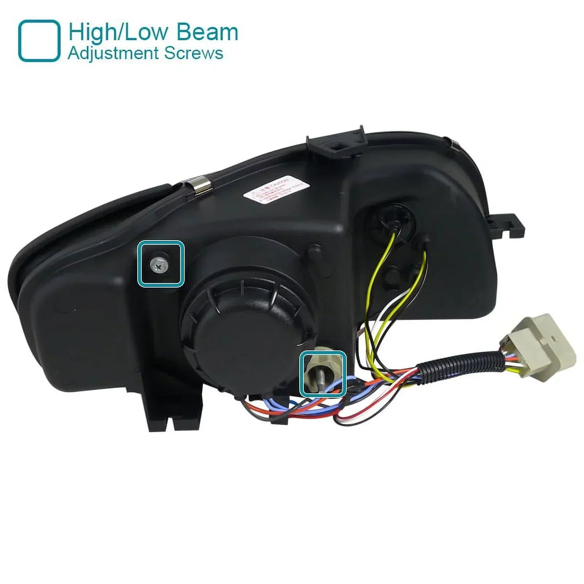 Spec-D Tuning LED Strips Projector Headlights Compatible With 2006-2008 Audi A4/S4 B7 - Left And Right Pair