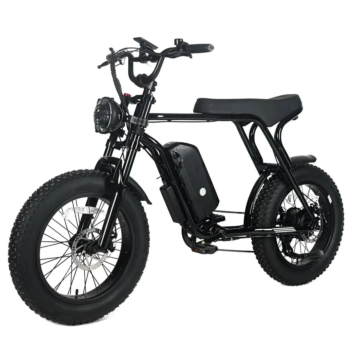 Electric Mountain Bike For Adults, 20 x 4.0 Fat Tires, 1000W Motor, 48V 20Ah Battery, Black - G-M1Sp