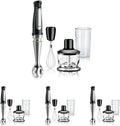 Braun MultiQuick 7 3-in-1 Immersion Blender with Food Processor –Powerful Handheld Electric Stick Blender - Emulsifier for Chopping, Beating & Whisking - Ideal for Soup, Puree, Smoothies & More