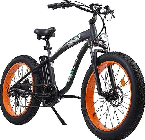 ECOTRIC Adult Electric Bike 26 x 4.0 in Fat Tires, 750W, 48V 13AH - Hammer