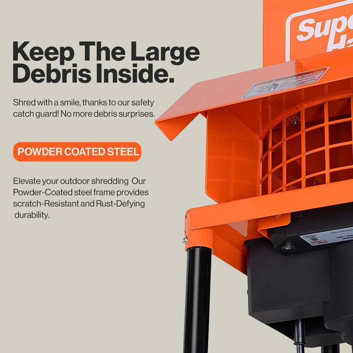 SuperHandy Heavy Duty Electric Shredder & Mulcher GUO056