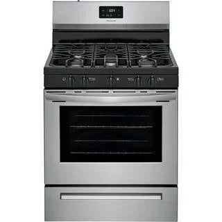 Frigidaire 30 inch (76 cm) wide freestanding 5-burner stainless steel gas hob FCRG3052AS
