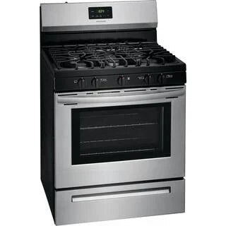 Frigidaire 30 inch (76 cm) wide freestanding 5-burner stainless steel gas hob FCRG3052AS