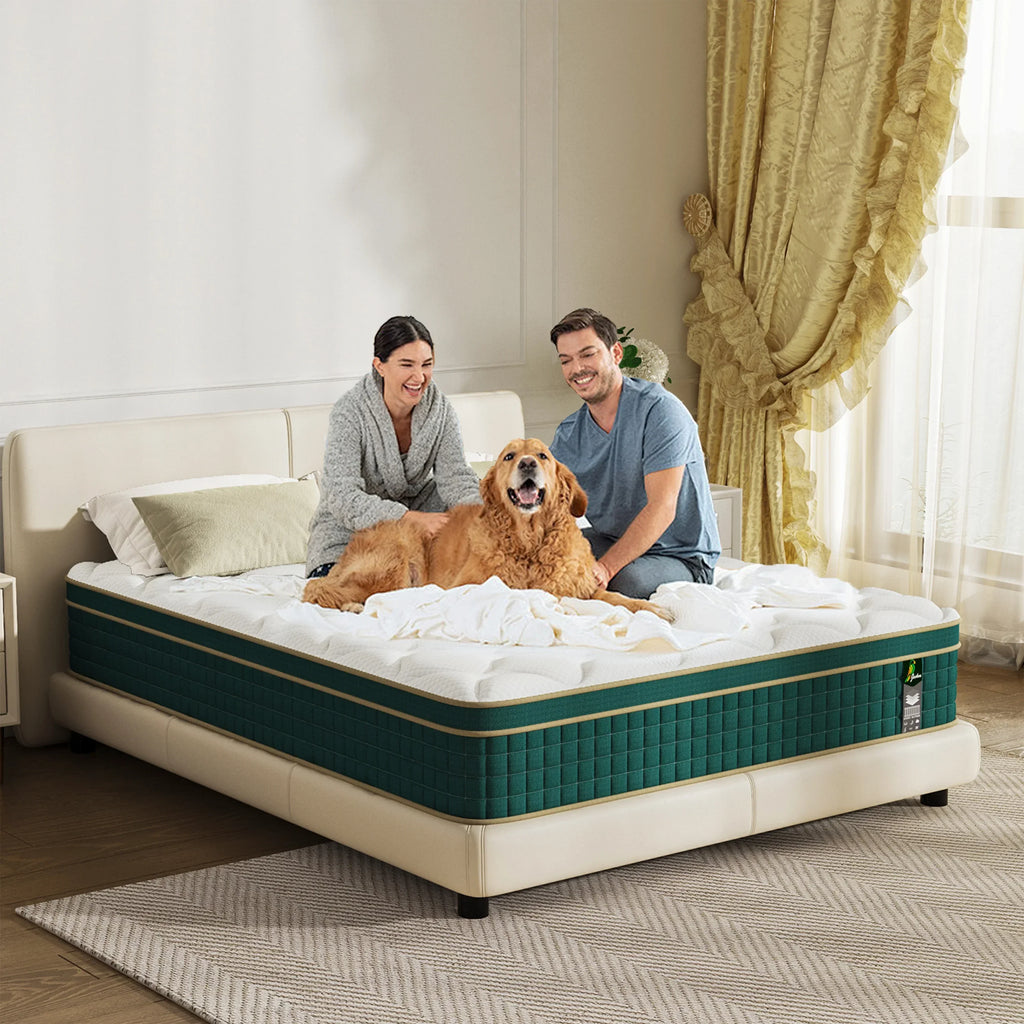 Full Size Mattress in a Box - 10 Inch Full Size Memory Foam Mattress - Hybrid Mattress Full for Back Pain Relief - Medium Firm Full Bed Mattress with Motion Isolation & Strong Edge Support