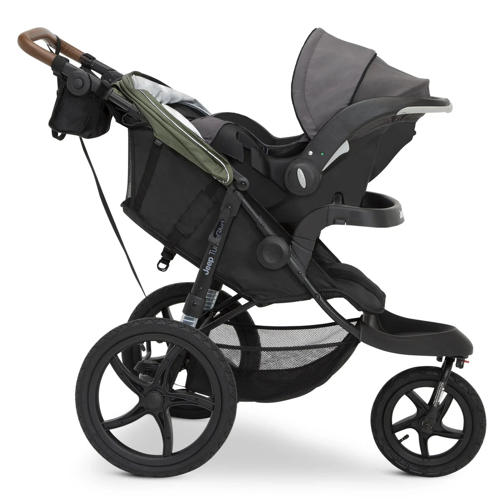 Jeep TurboGlyde Jogging Stroller by Delta Children, Black