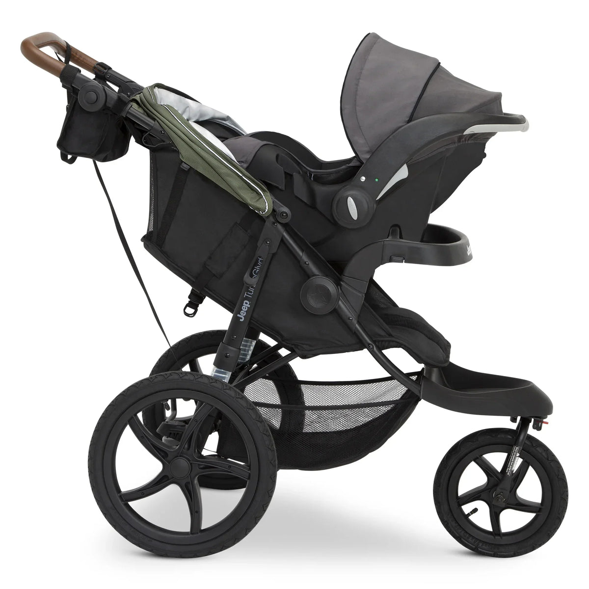 Jeep TurboGlyde Jogging Stroller by Delta Children, Black
