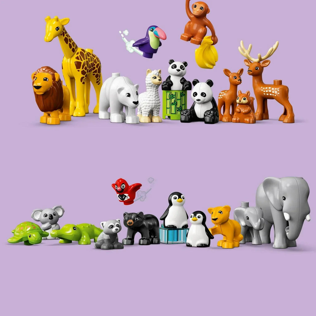 DUPLO Wild Animals of the World 10975 Building Toy Set (142 Pieces)